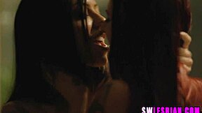 Busty German Lesbians Kiss Lick Big Tits and Pussy