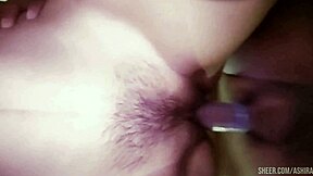 Girlfriend's Pretty Lips Suck Penis Before Bent Over Doggy