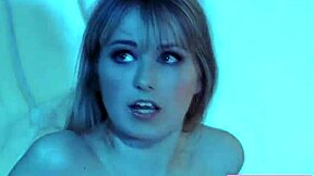 Petite Blonde Brunette Lesbian Aliens Lick Muff in Oral Experiment