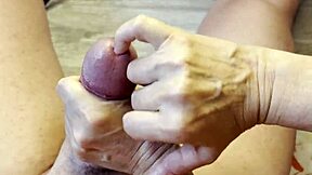 Plug Finger in Stepson's Urethra! Gentle Orgasm Explosion Awaits!