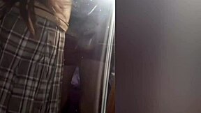 Please Don't Tell: 18YO Latina Skips Class For Mirror Ass Pounding