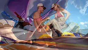 skinny athletic couple pounding away on that jet ski 😈🌊💦🔥