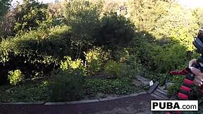 kendra cole and penny pax enjoy playful time outdoors together.