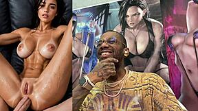 japanese christmas slut's face cum-drenched after tight ass pounding