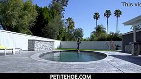 petitehoe maya woulfe spanked hard by lucky stud