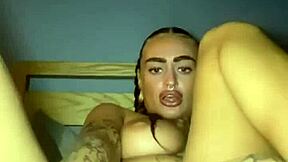 Thick Goth Teen Fingers Tattooed Ass Deep