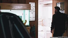 busty petite asian ember snow thanks her saviors with wild dp threesome action