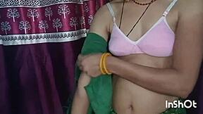 In the Desi Village, Cute Indian Girl Moans Loudly with Boyfriend's Rough Thrusts