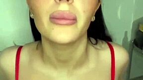 hey check out this horny british teen's solo squirting toy play on webcam