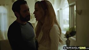 Petite Blonde Stepsis Deepthroats Stepbro Cock Before Group Pussy Banging Orgy
