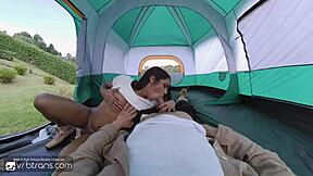 vrb brazilian trans teen barebacks dude on camping trip 😈🍆 pt 1