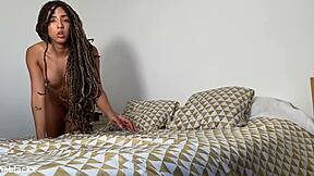 Luna Blackx submits wildly to interracial cum-swallowing frenzy