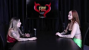 wanna see thaisa redvelvet's naughty interview full of toys and group play on sheer red?