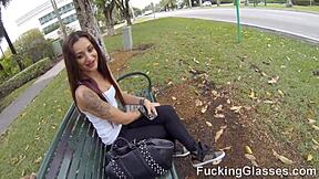 i love fuckin tattooed chicks alby rydes glasses on bent over cumshot
