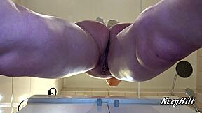 shaved teen pussy up close and bare