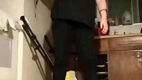 workout freebie with big titted girlfriend homemade pov