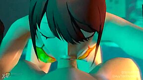 Teen Swallows Poolside Cum After Blowjob