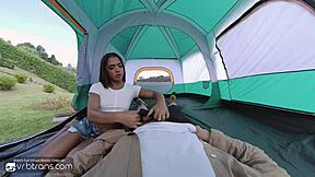 vrb brazilian trans teen barebacks dude on camping trip 😈🍆 pt 1