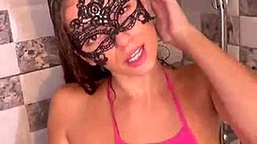 Wet shower tease turns into deepthroat edging and cum denial blowjob 😩💦🚿