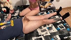 stepsister couldn't resist my cock i fucked her pussy and came on her face