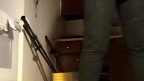 workout freebie with big titted girlfriend homemade pov