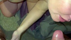 Husband Works, Stepmom Deepthroats Stepson's Huge Cock!