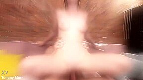 cute babe takes big dick pounding moans riding hard