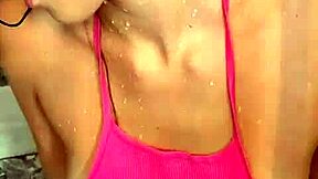 Wet shower tease turns into deepthroat edging and cum denial blowjob 😩💦🚿