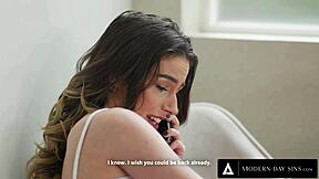 Chanel Camryn Unlocks Chastity Belt for Locksmith Creampie