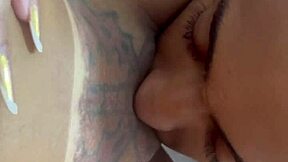 Stepson from countryside sucks my big cock, feeds him creamy milk in mouth.