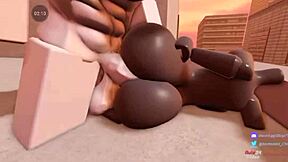 18-year-old sneaks into skibidi toilet for secret 1on1 hookup.