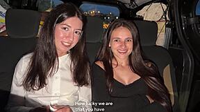 two petite brunettes host wild stranger sex party