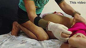 stepsister sneaks into my bed at midnight while everyone's asleep, things get cozy fast in the dark room