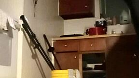 workout freebie with big titted girlfriend homemade pov