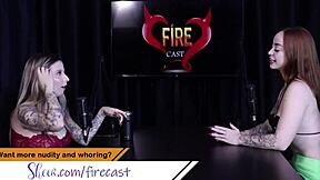 wanna see thaisa redvelvet's naughty interview full of toys and group play on sheer red?