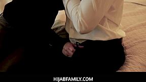 Hey arab stepdaughter, ella knox, suck daddy's cock hard?