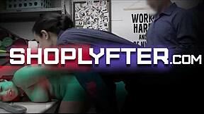 Lucky Stud Creampies Horny Big Titted Milf During Housework