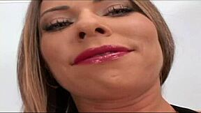 😏 tiny teen 18yo brunette with shaved pussy lips rides monster cock to facial cumshot in hd 4k 🔥