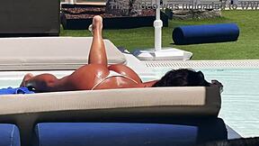 Horny teacher in leggings fucks athletic student's big ass after exam in gym