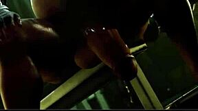 Trans Jessie Sucks Scarlet's Cock in Workout Dance Compilation