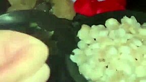 crazy arab stepsister masturbates with food dildo in la extreme kinky solo orgasm