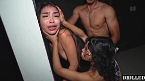 colombian teen submissive they fuck her rough like sex toy cuckold