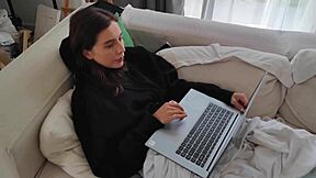 Step-Daddy Eyes My Jeans While Punishing Tight Asshole for Masturbation