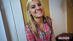 bailey busty tattooed blonde shares passionate moments