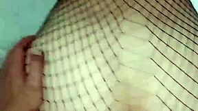 Petite Schoolgirl Isis Sun Fishnets Craves Bareback Creampie Sex?