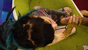 goth queen teases pierced small tits before dripping facial cumshot pov sloppy