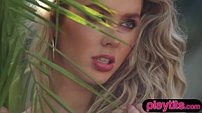 petite blonde australian milf strips skinny body naked outdoors emotional reveal