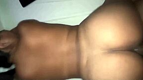 Curvy Latina teen rides cock with creampie in homemade video