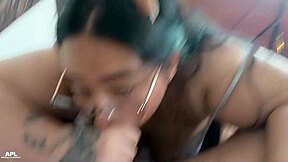 Chubby puta with huge ass and tits begs for your thick leche all over her mouth nalgas and boobs