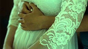 Skinny Alex Coal Licks Big-Titted Bride Bunny Colby's Trimmed Pussy